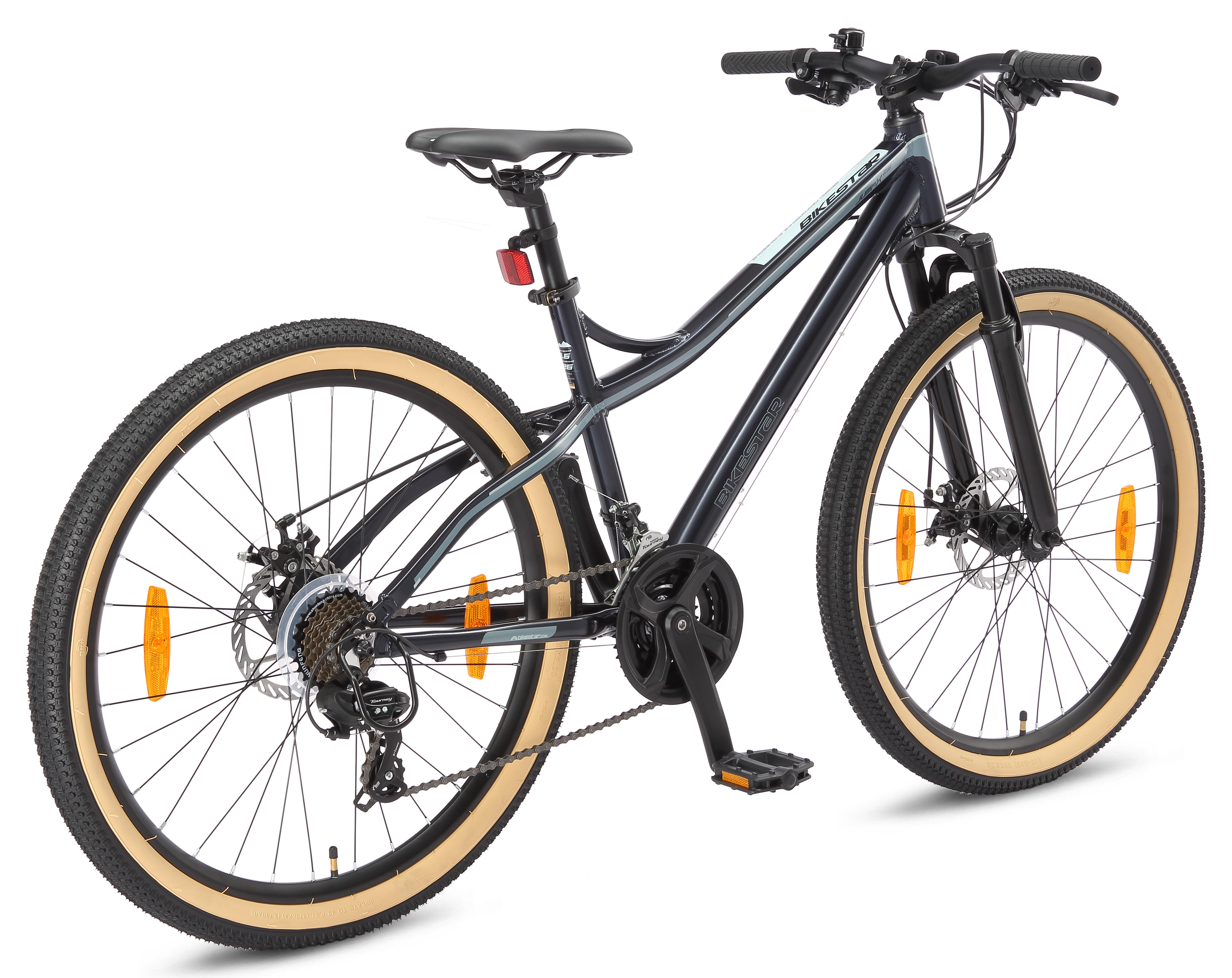 LajgeTJ VTT 26 Pouces 21 Vitesses – Fourche Suspendue, Freins à Disque, Cadre Acier, Charge Max 150kg – Pour Hommes, Femmes, Ados