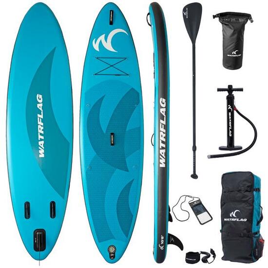 SUP Premium WATRFLAG Plané 10'8" Super Stable + EXTRA Bag Pack