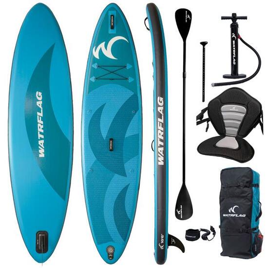 Premium Deska SUP WATRFLAG Glide 10'6" ALLROUND + EXTRA Kajak Set