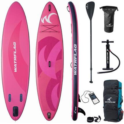 Premium Deska SUP WATRFLAG Glide Pink 10'6" ALLROUND + EXTRA Bag Pack