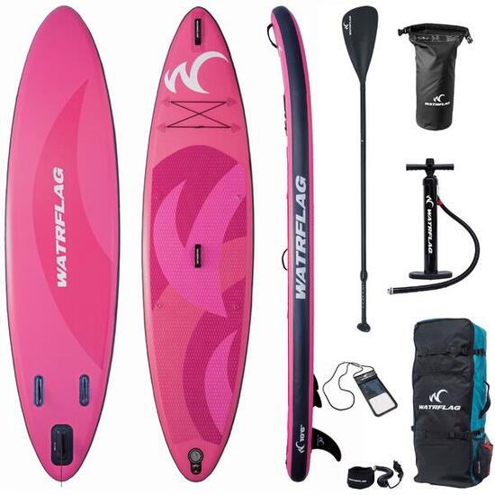 Premium Deska SUP WATRFLAG Glide Pink 10'6" ALLROUND + EXTRA Bag Pack