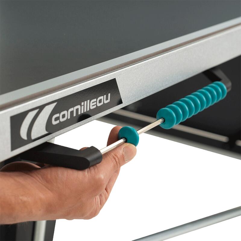 Table de tennis de table Cornilleau 400X gris extérieur 7/7