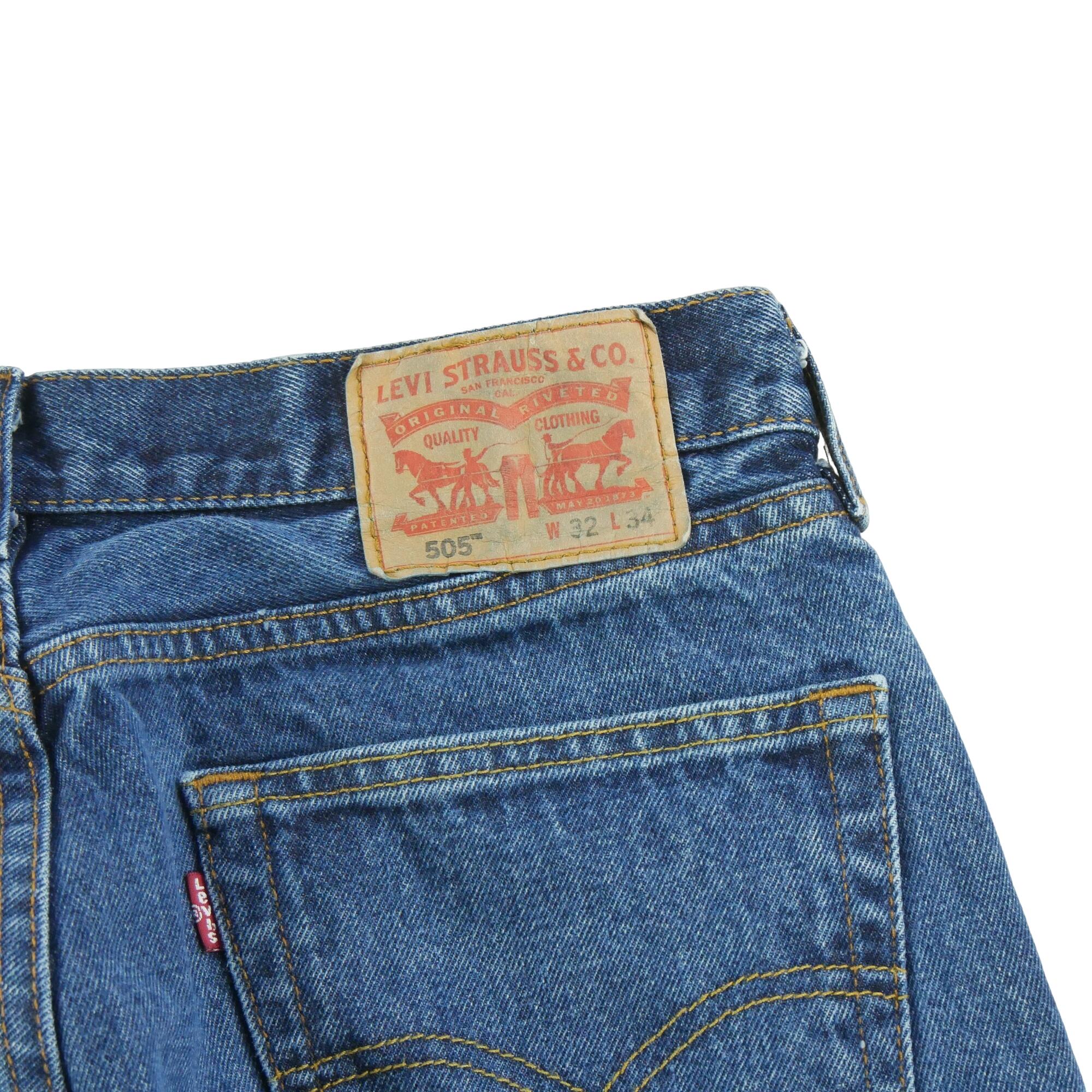 Levi Strauss Herrenjeans 505 Regular 5/7