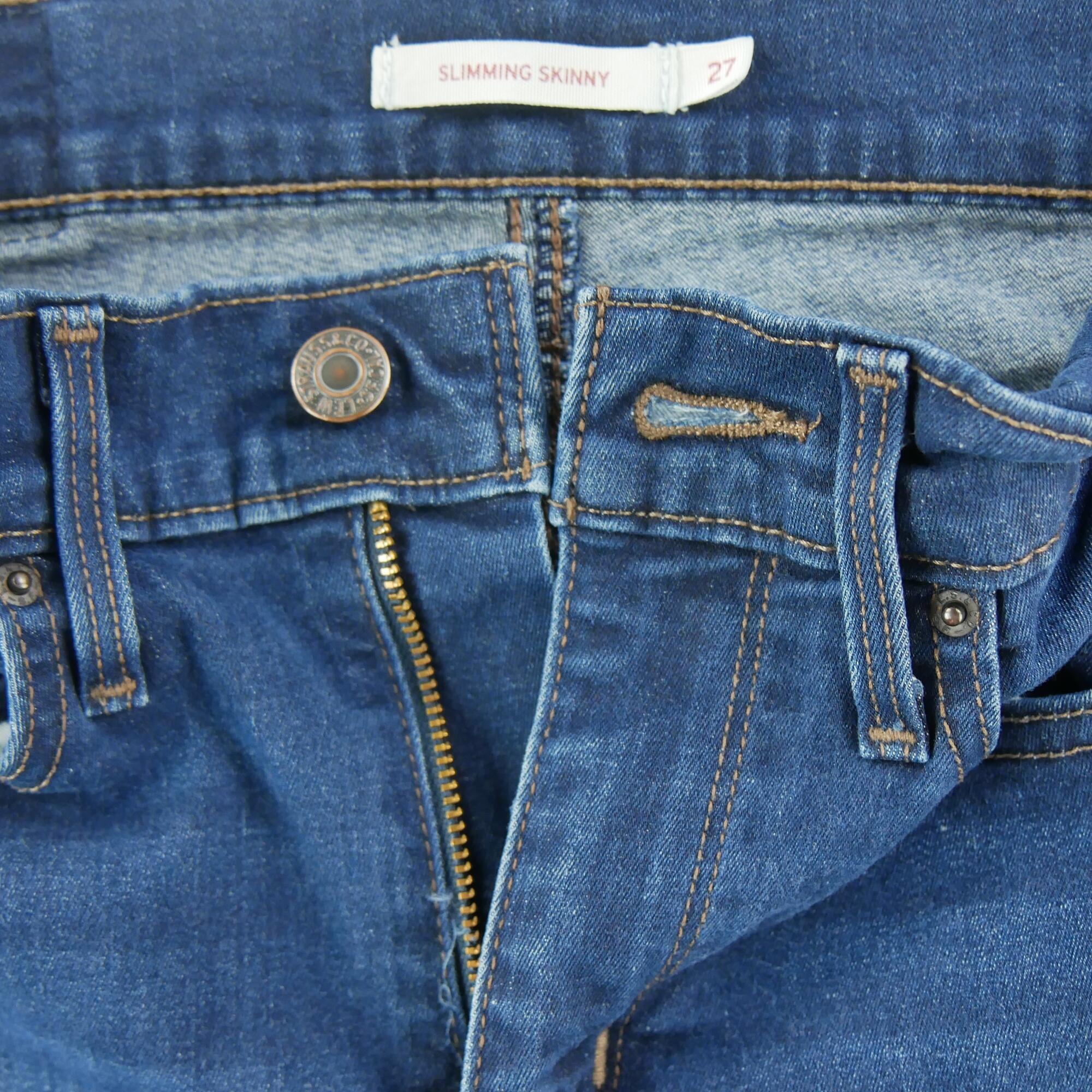 Levi Strauss damskie spodnie jeansowe skinny 7/7