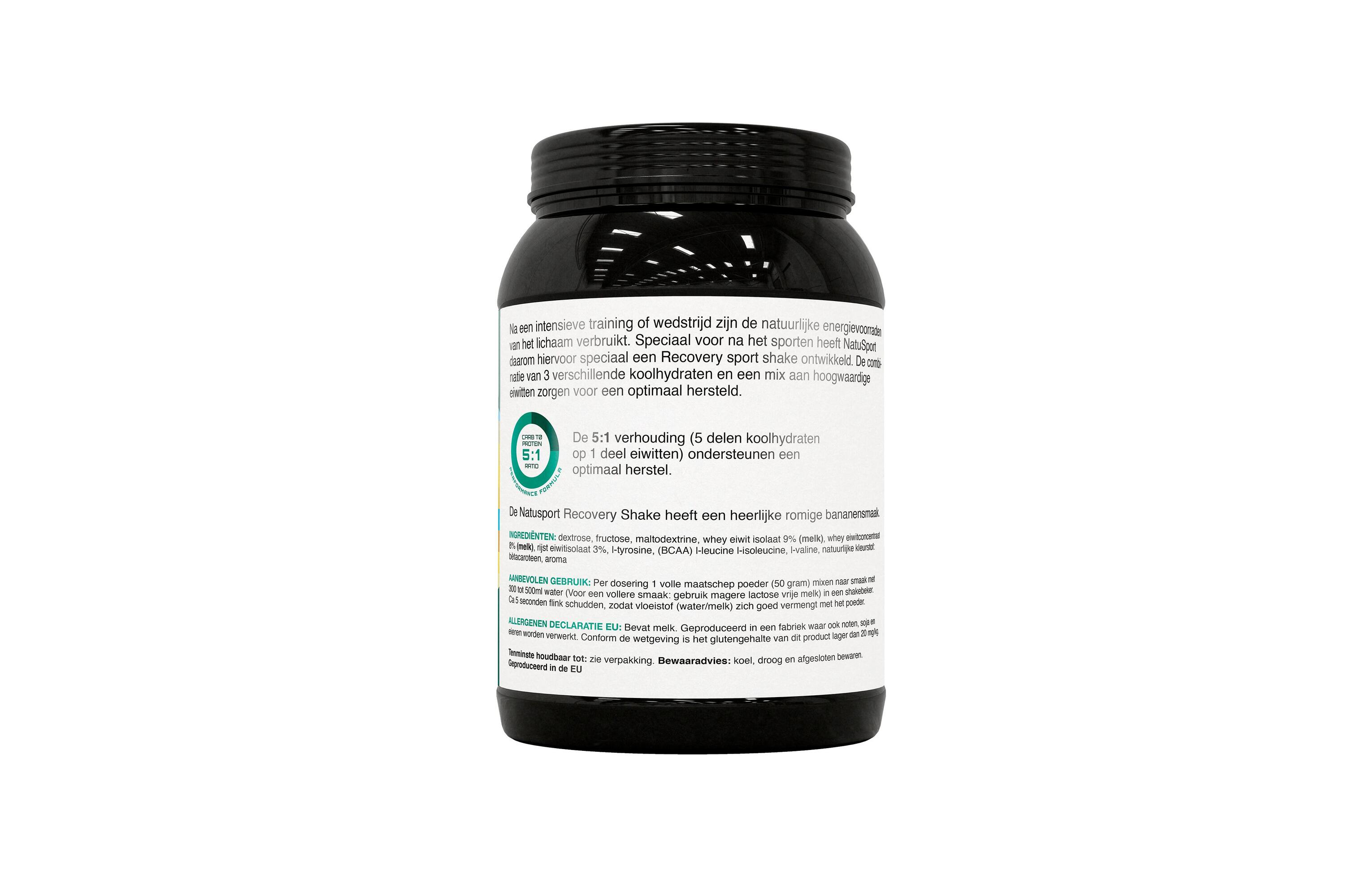 Recovery Sport Shake - Hersteldrank - Eiwit & Koolhydraten - Vanille - 750g 3/4