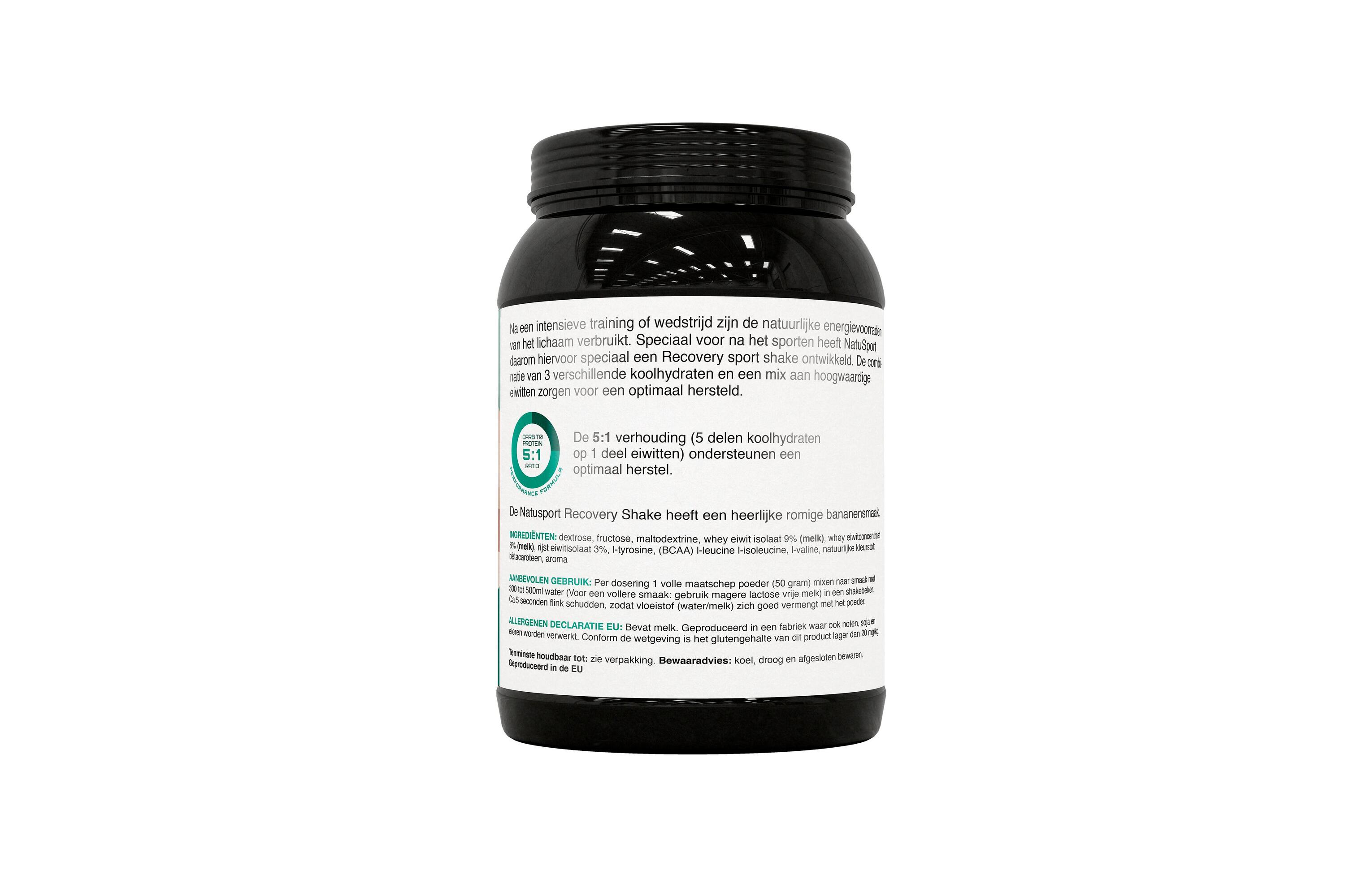 Recovery Sport Shake - Hersteldrank - Eiwit & Koolhydraten - Chocolade - 750g 3/4
