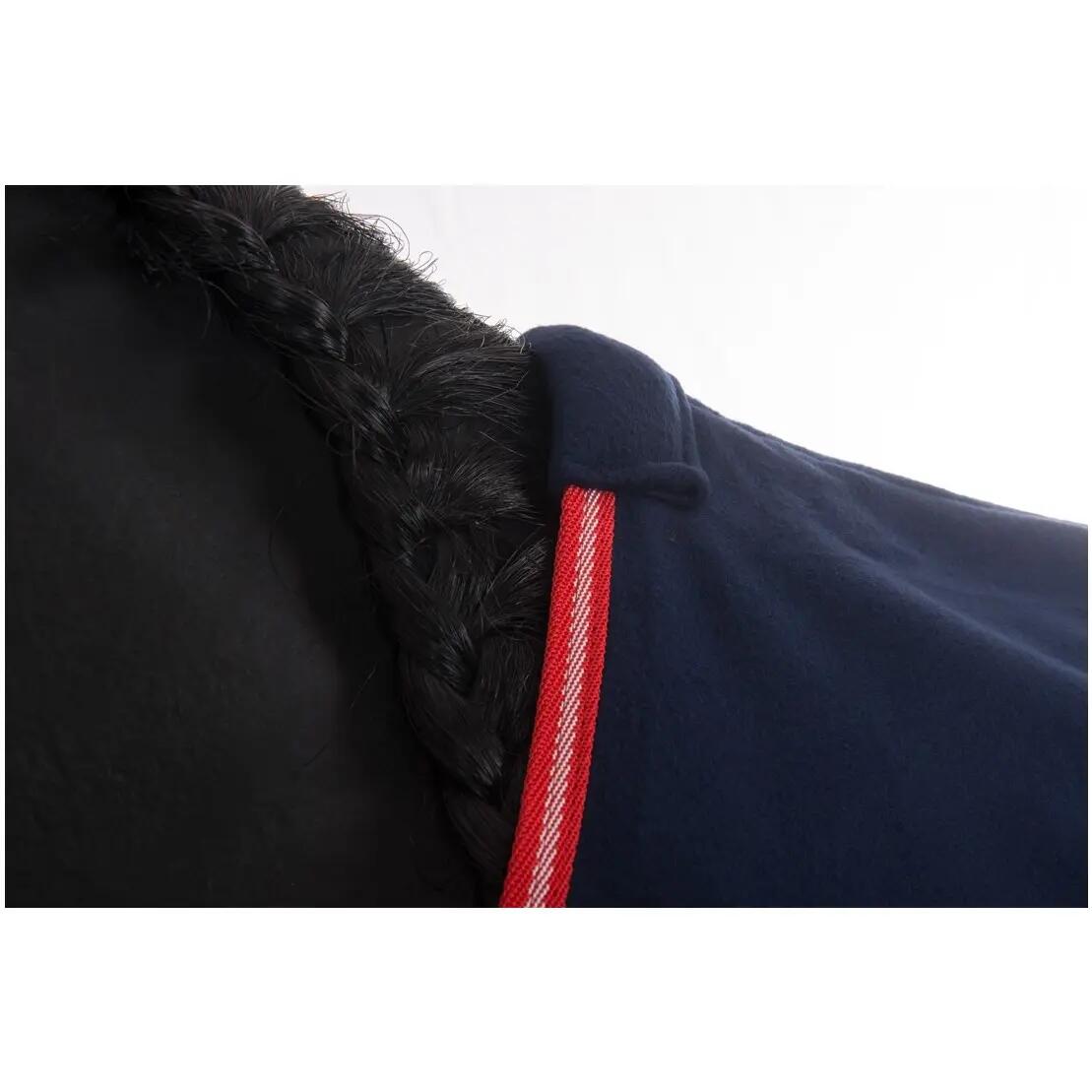 Couverture séchante Alaska bleu marine/rouge/blanc/rouge 3/3