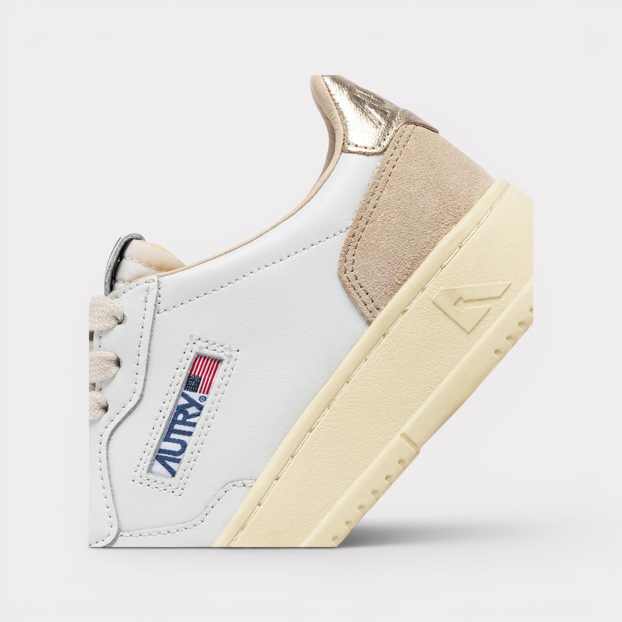 Sportschoenen Medalist Leather Suede Low White Beige 6/6