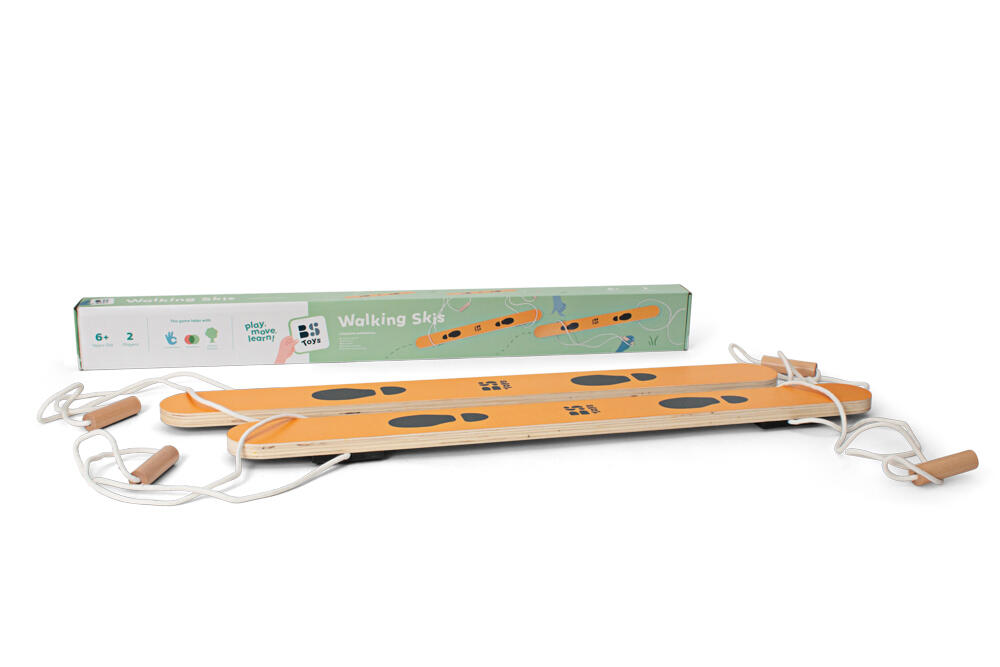 Skis de fond - jeu équilibre pour enfant - jeu motricité - jeu extérieur 2/4