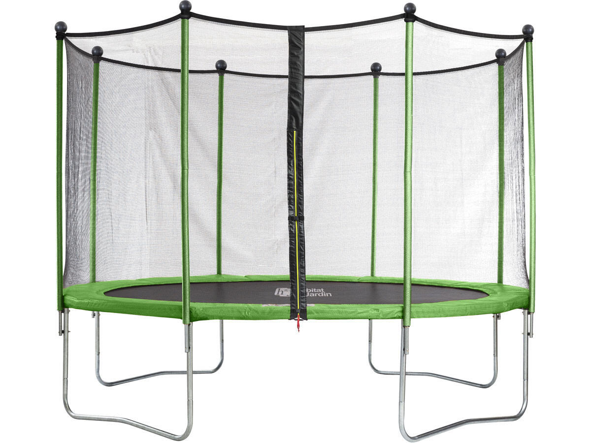 Trampoline Yoopi - Ø 4.25 m - Avec Filet + Echelle + Couverture + Kit d'ancrag 2/5