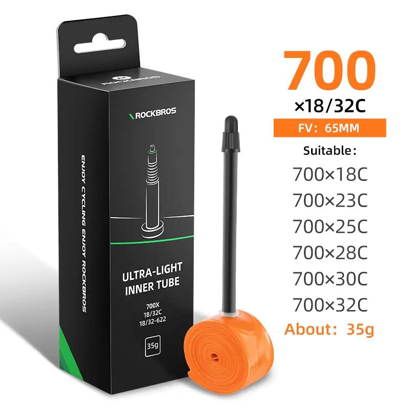Duše 35g AL Road 700/18C-32C 65 mm ORANGE 3/7