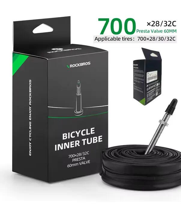 Duše ME RoaD 700x28-32C PRESTA 60 mm Butylkaučuk 3/7