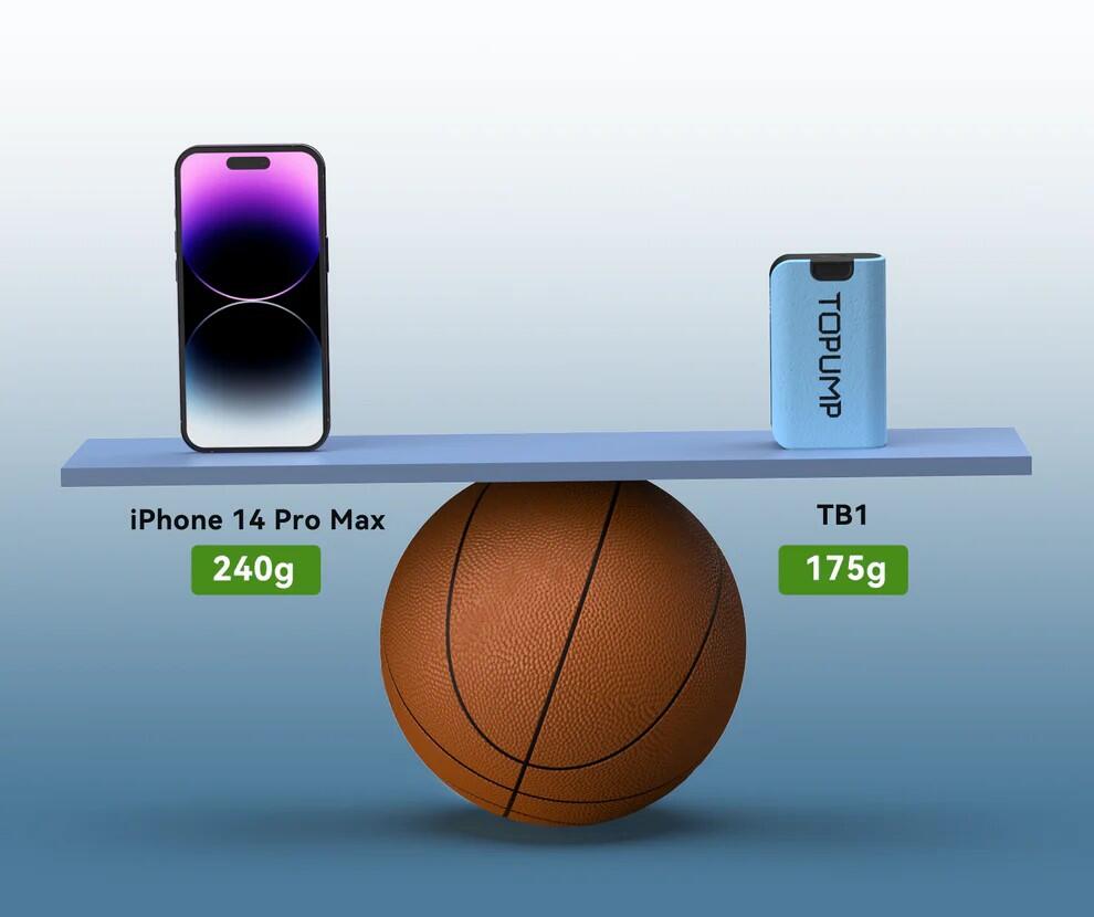 AIRBANK elektrická minipumpa BALL TB1 4/7