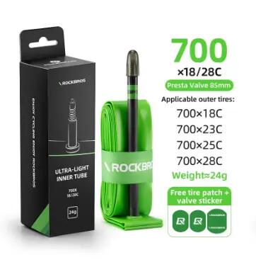 Duše 24g AL Road 700/18C-28C 85 mm GREEN 5/7