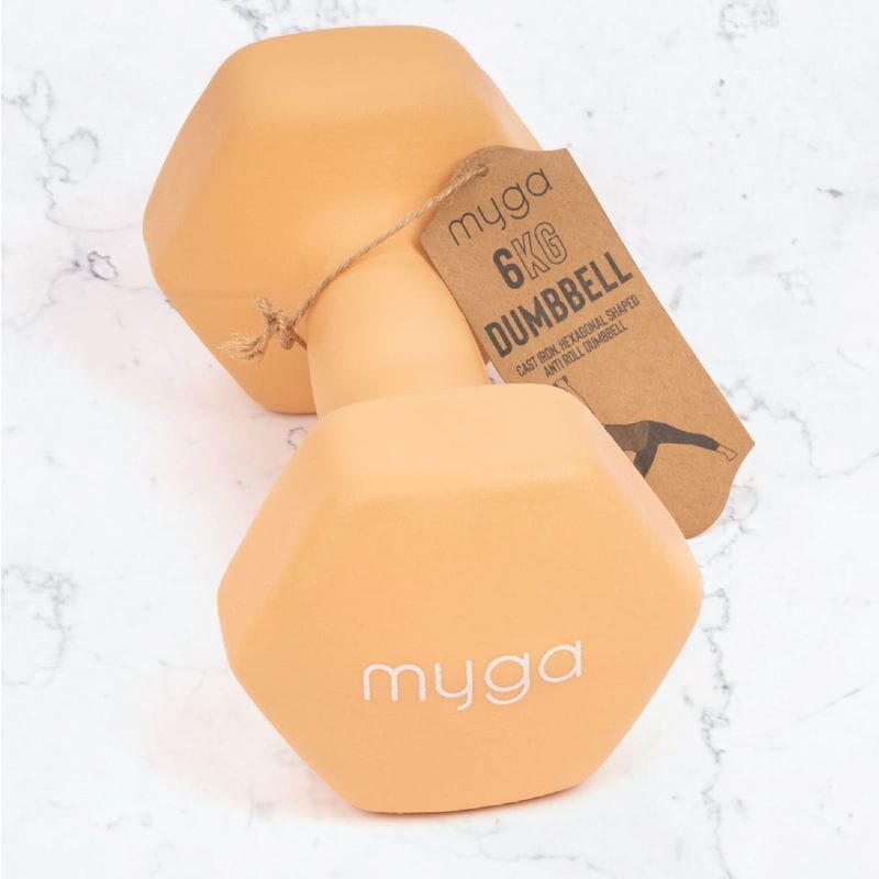 Hantla fitness myga Dumbbell 6 kg 1 szt 2/7