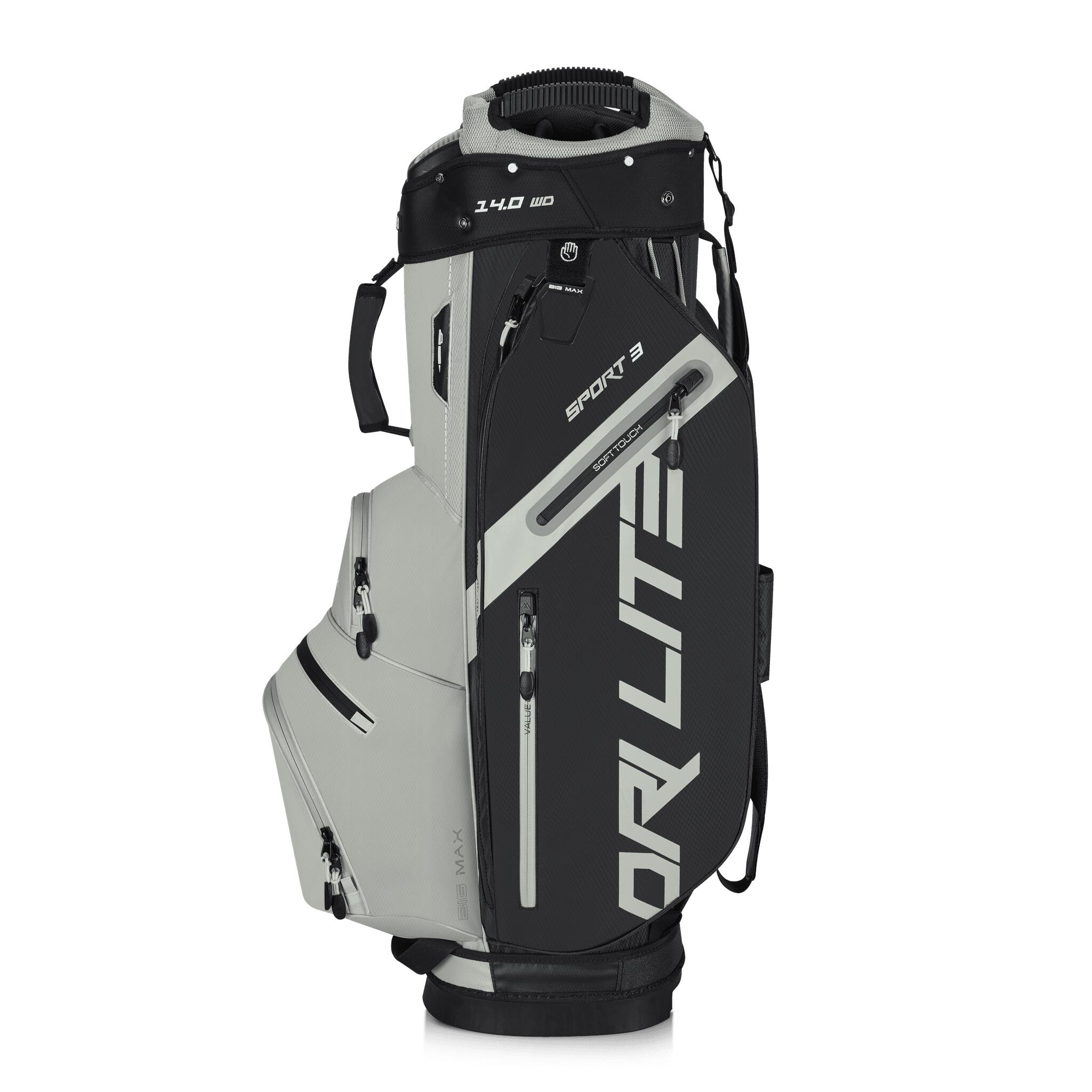 Dri Lite Sport 3 - Sac de golf résistant à l'eau - Sac chariot - Noir Taupe 5/7