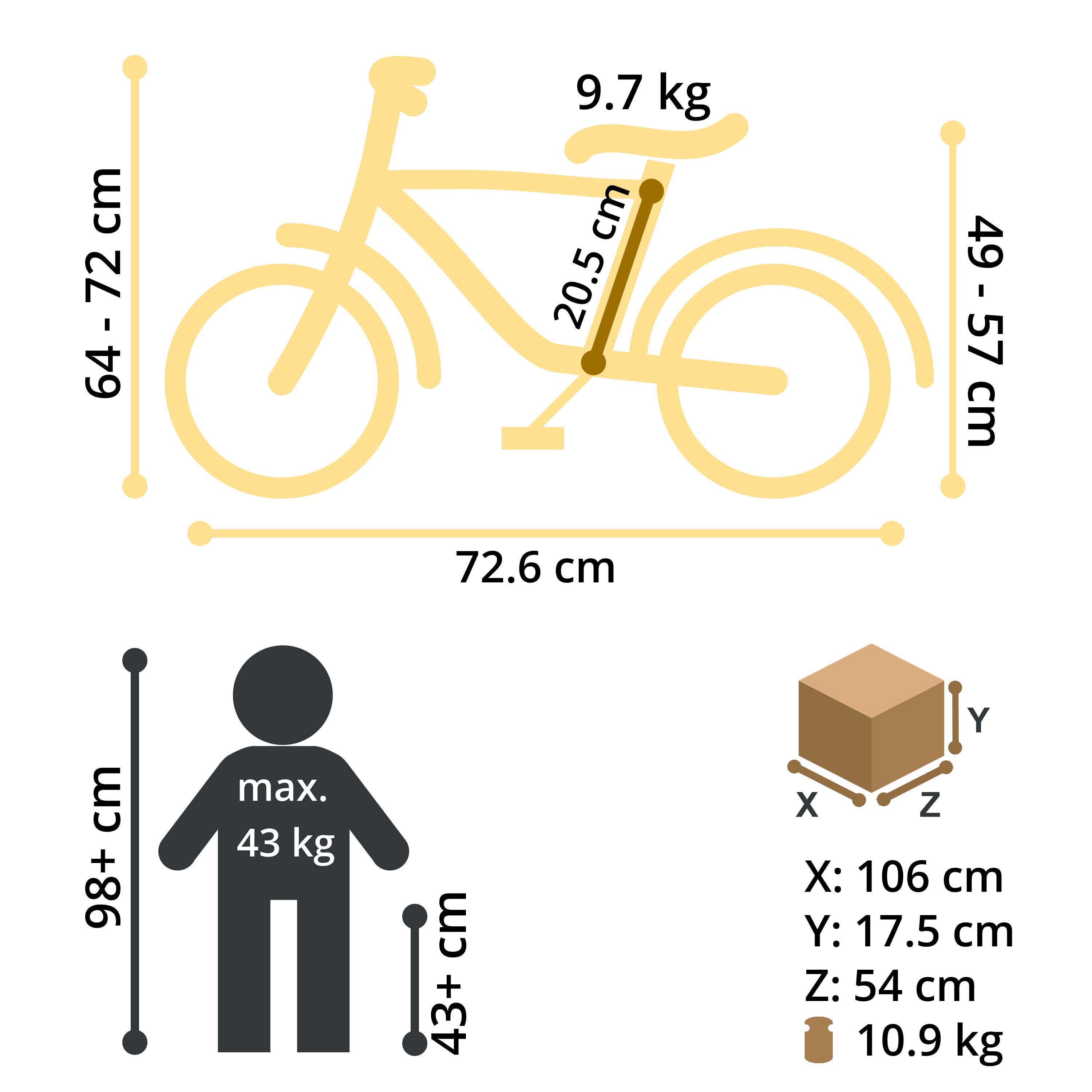 Kinderfahrrad 14 Zoll von 3 - 5 Jahre, Sport 7/7