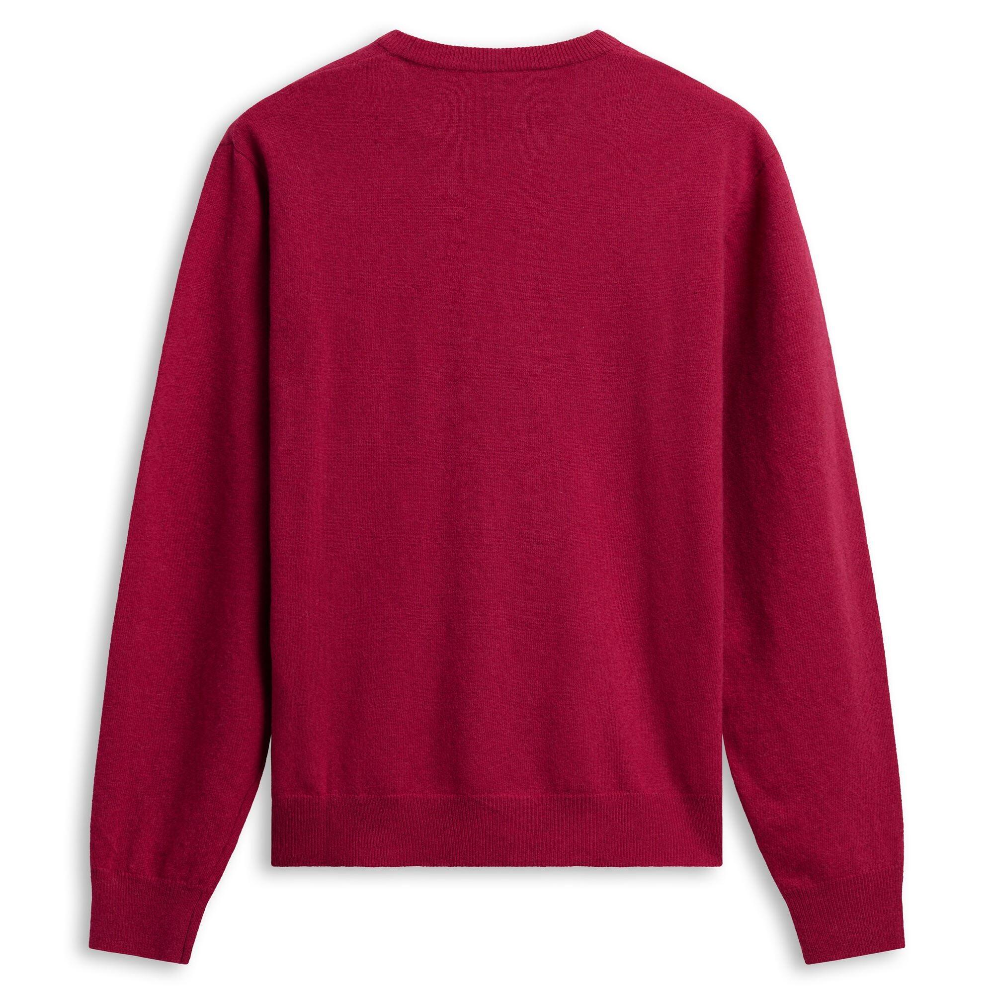 Maglione da uomo in lana rosso da lifestyle 3/6