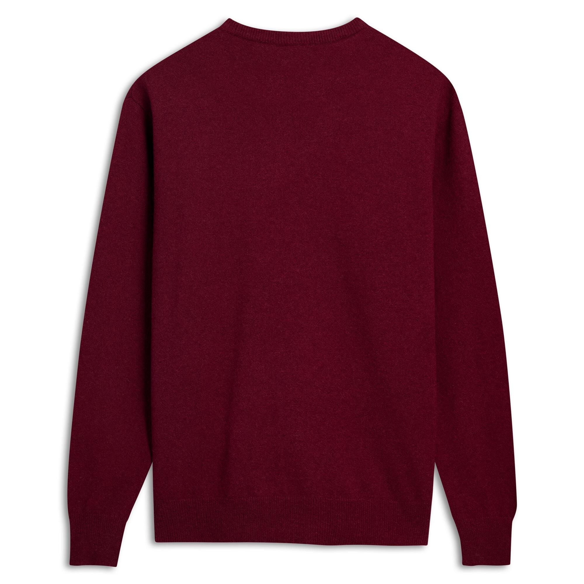 Maglione da uomo in lana rosso da lifestyle 3/6