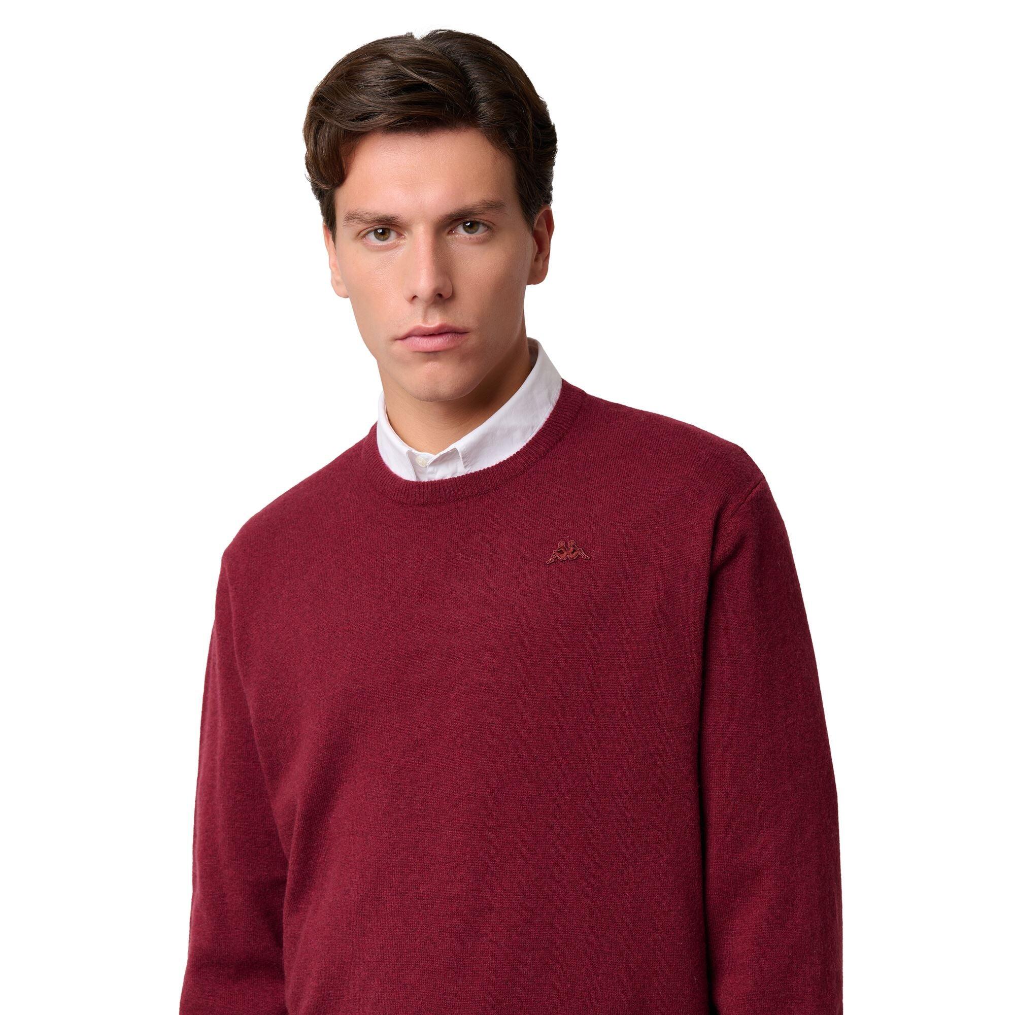 Maglione da uomo in lana rosso da lifestyle 6/6