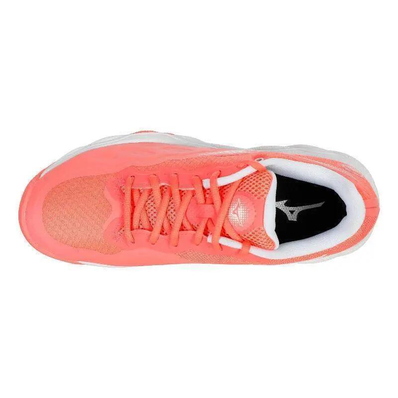 Zapatillas Mizuno Wave Enforce Court Clay Coral Blanco Mujer 3/5