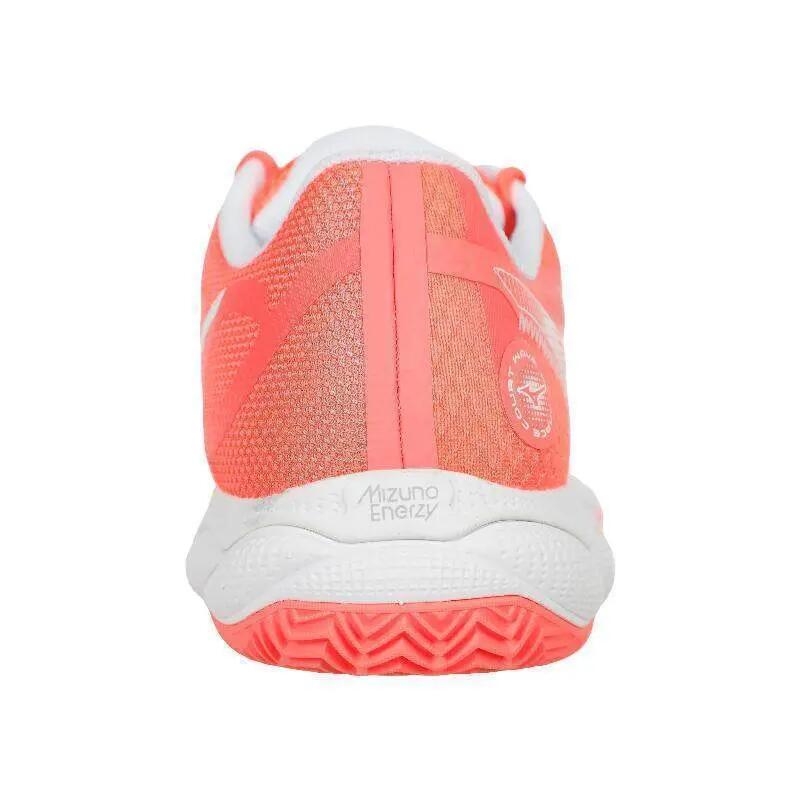 Zapatillas Mizuno Wave Enforce Court Clay Coral Blanco Mujer 2/5