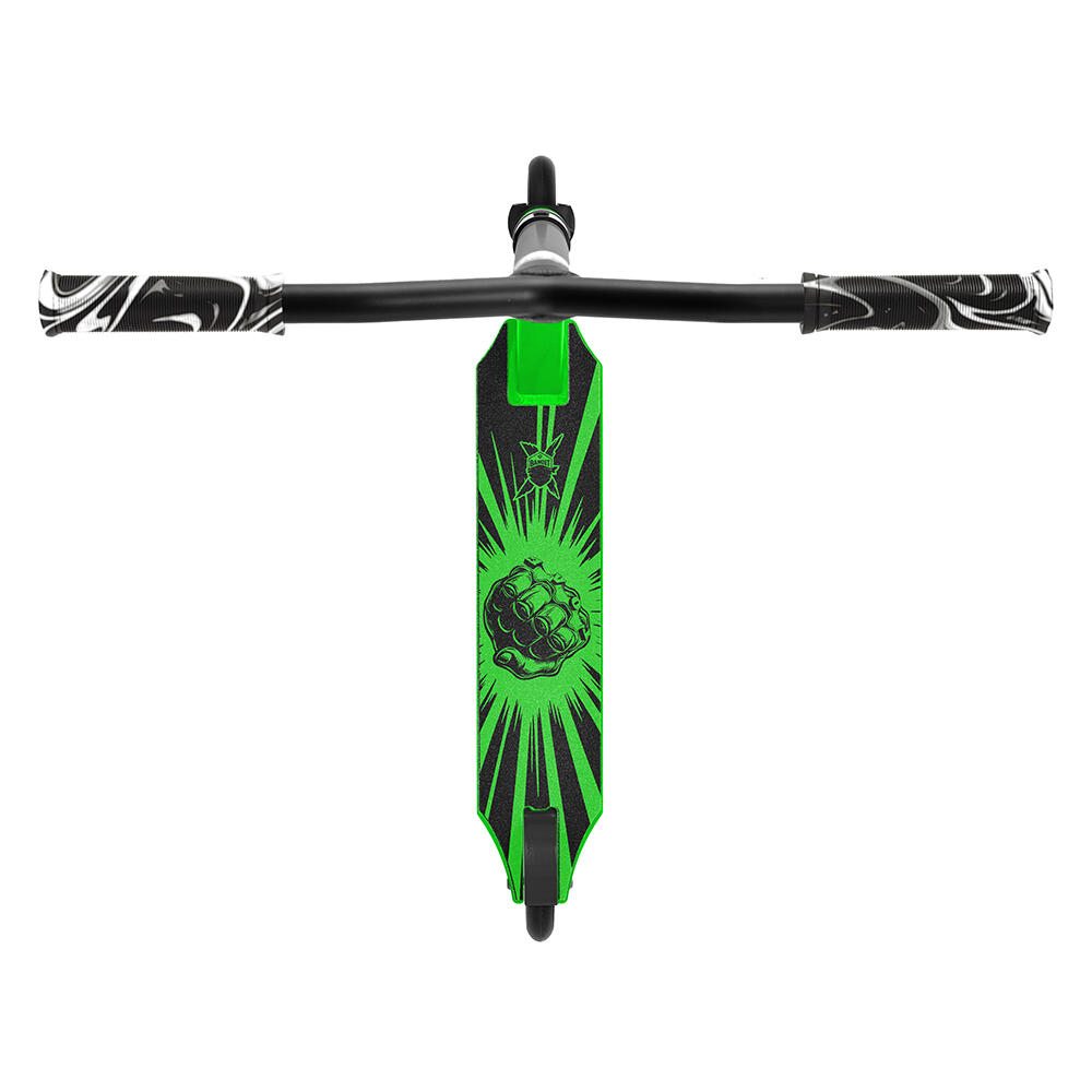 Trotinete Bandit X Love Punch Green – Freestyle alumínio 6061, 100mm ABEC9 HIC 3/4