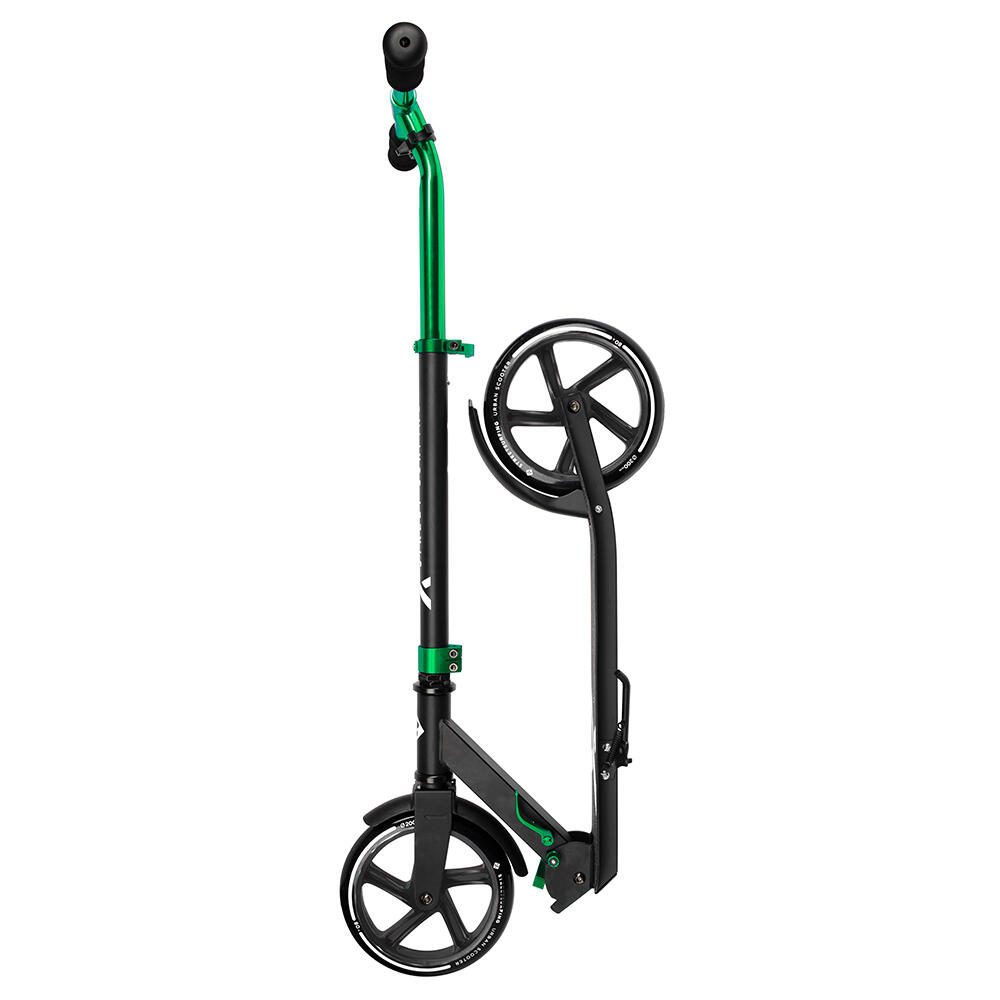 Trotinete Urbana X200 Electro Green – Dobrável, rodas PU 200 mm, alumínio 6/6