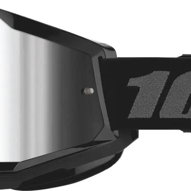 Strata 2 Junior Goggle Black - Mirror Silver Lens