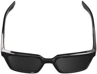 Lunettes Erba - Polished Black - Black Mirror Lens 4/4