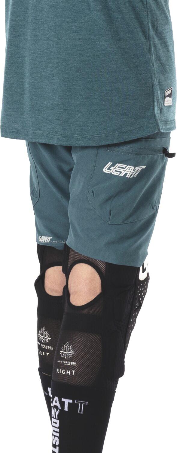 Comfortabele en waterdichte ALLMTN 2.0 MTB-short, lichtblauw, kind 4/7