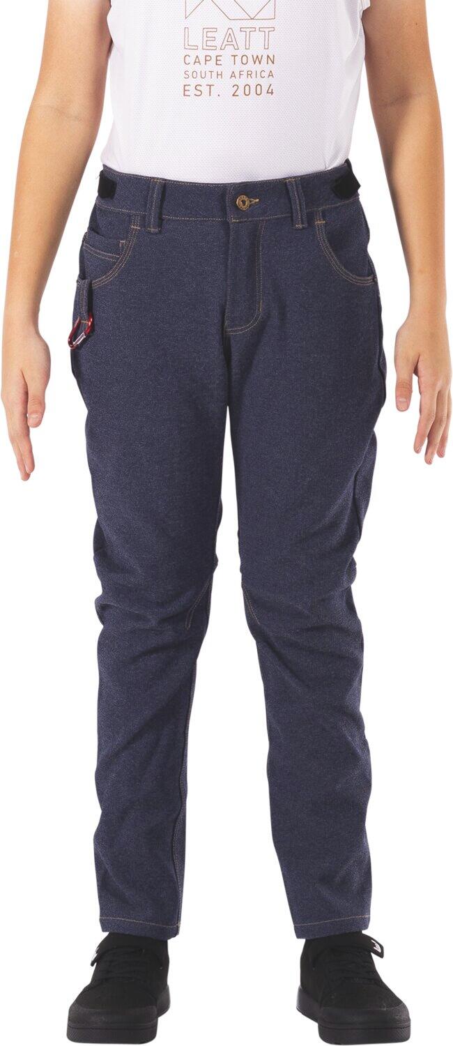 Pantalon VTT Junior Gravity 3.0 Stretch et confortable Bleu 5/7