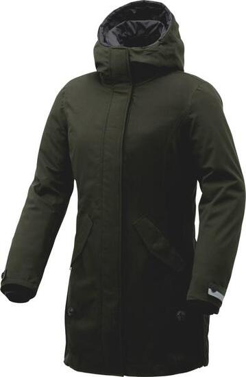 Parka vélo Magic Parka 2 en 1 Femmes 3/4 imperméable verte