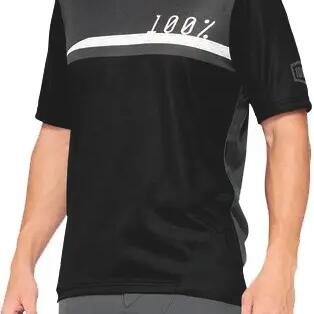 100% Airmatic Jersey Black / Charcoal