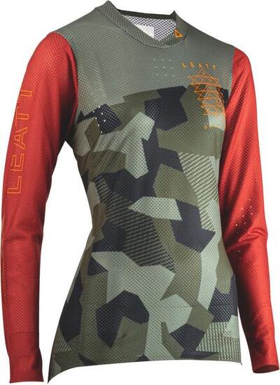 Leatt MTB Gravity 4.0 Women's Jersey Camo XL