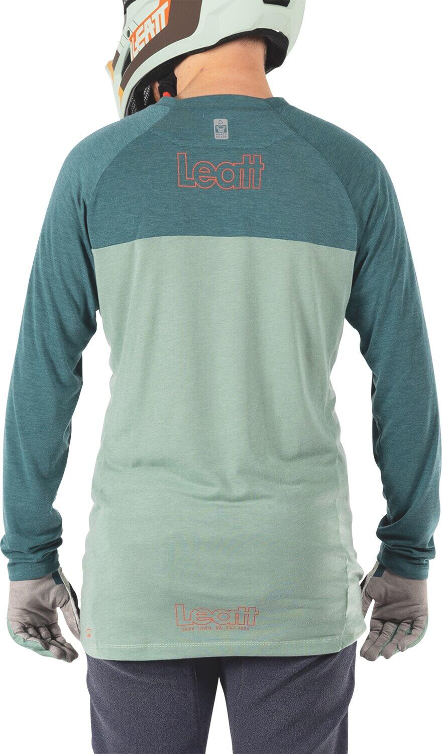 MTB-shirt Gravity 2.0, ademend en elastisch, lichtblauw, heren 5/7