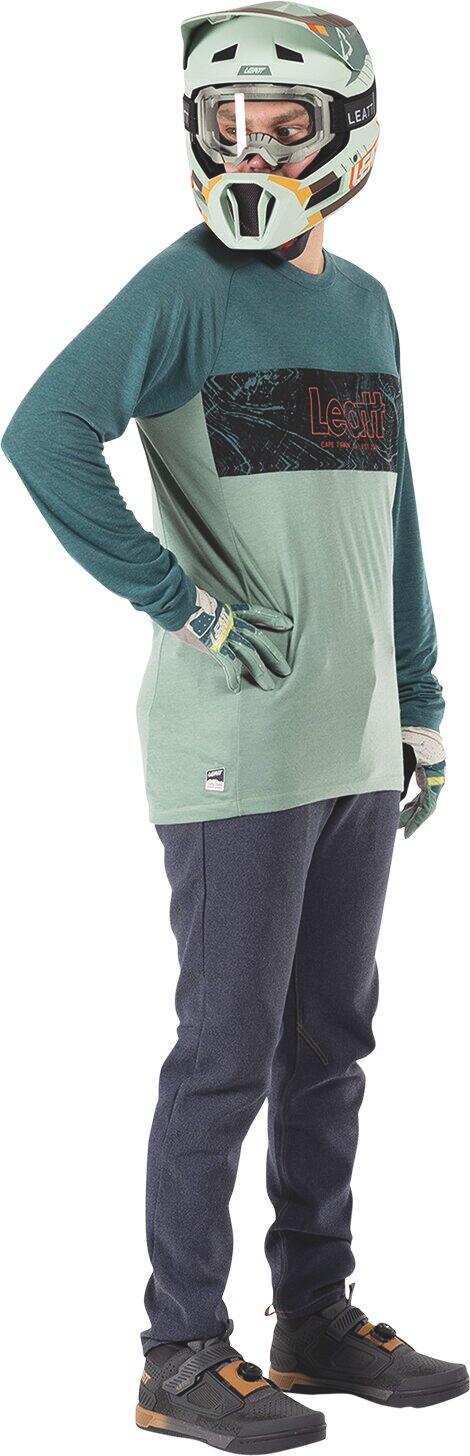 MTB-shirt Gravity 2.0, ademend en elastisch, lichtblauw, heren 3/7
