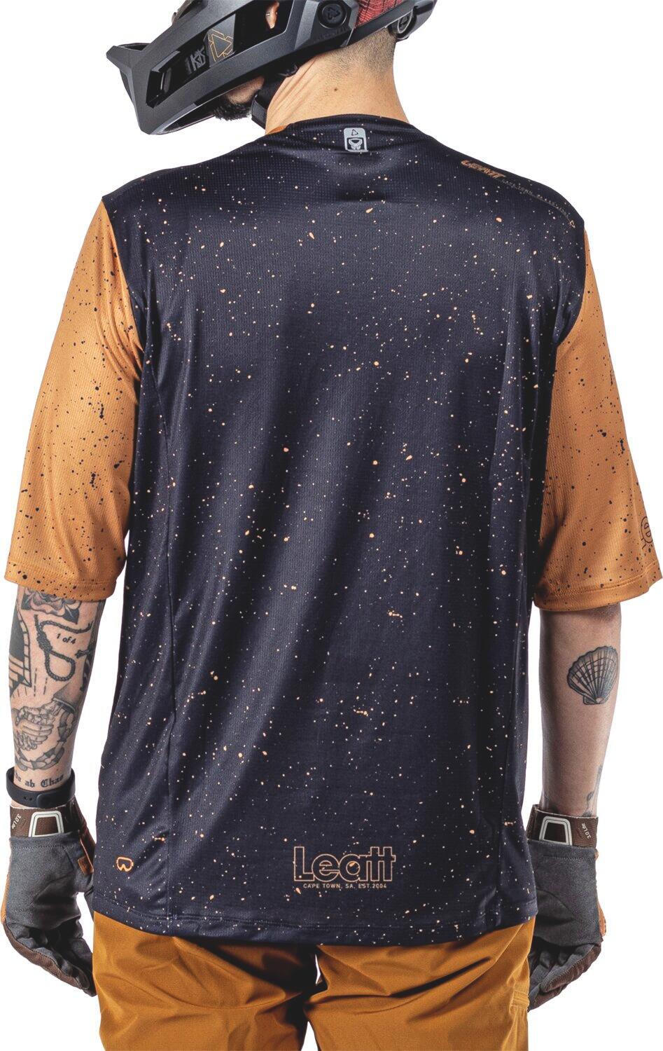 MTB Enduro 3.0 Trikot mit Dreiviertelärmeln Braun Herren 4/7