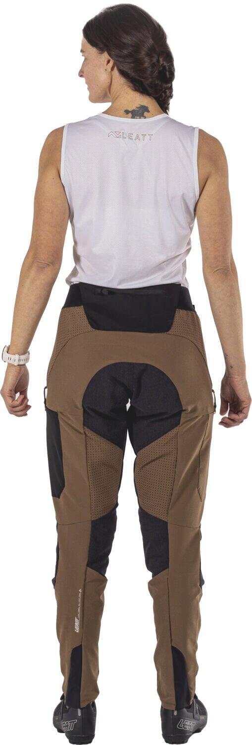 Pantalon VTT long élastique et ventilé Enduro 4.0 Marron Femme 5/6
