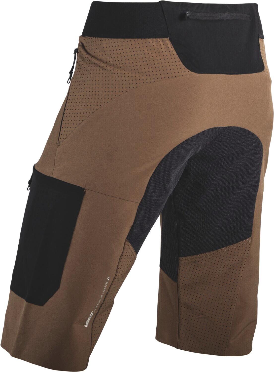 Comfortabele en duurzame Enduro 3.0 korte MTB-broek Bruin Dames 2/7