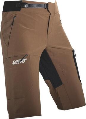 Comfortabele en duurzame enduro 3.0 korte mtb-broek bruin dames