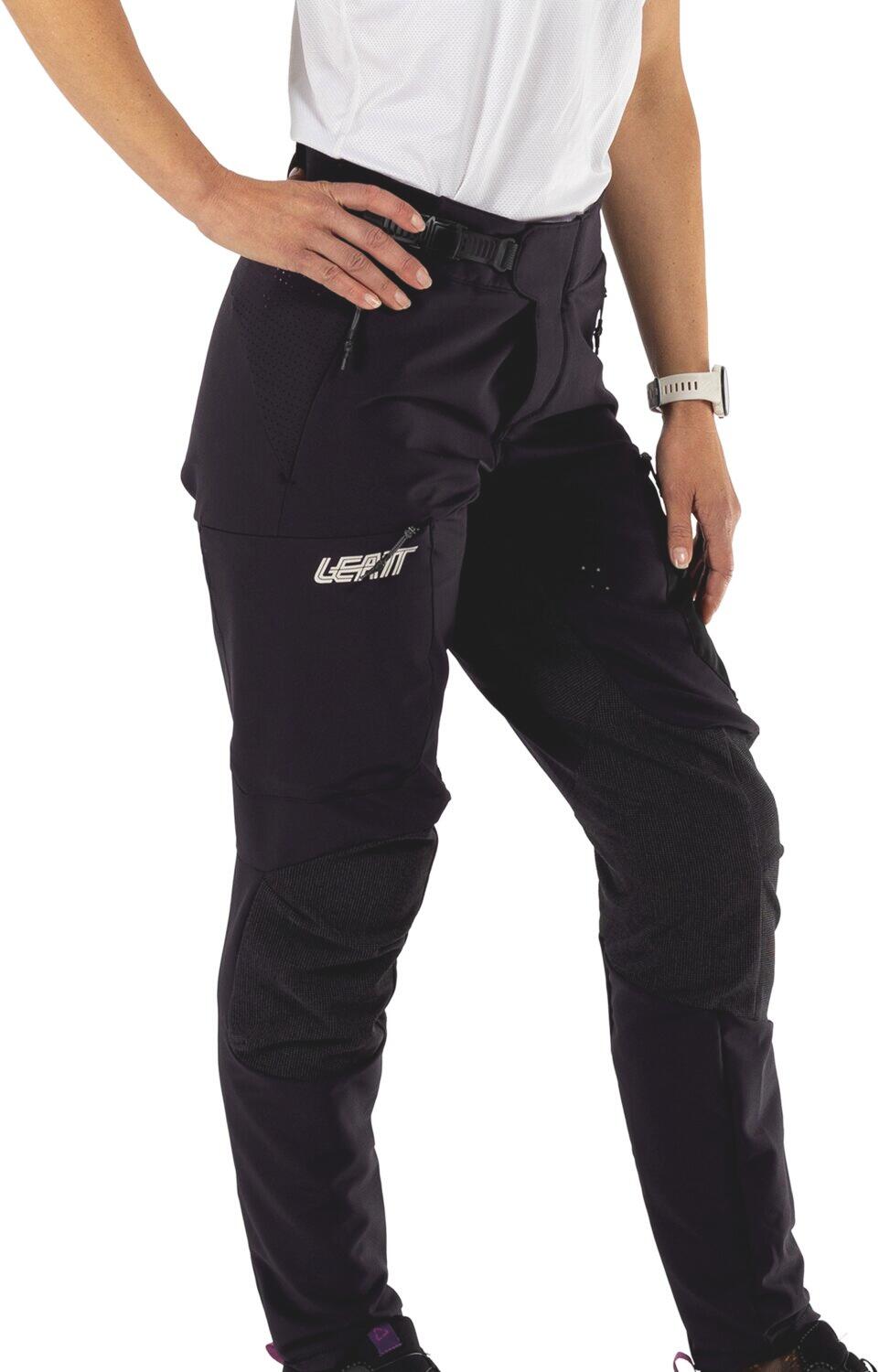 Pantalon VTT long extensible et ventilé Enduro 4.0 Noir Femme 5/7