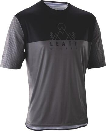 Maillot Manches Courtes Leatt Trail 3.0 Rouge Homme