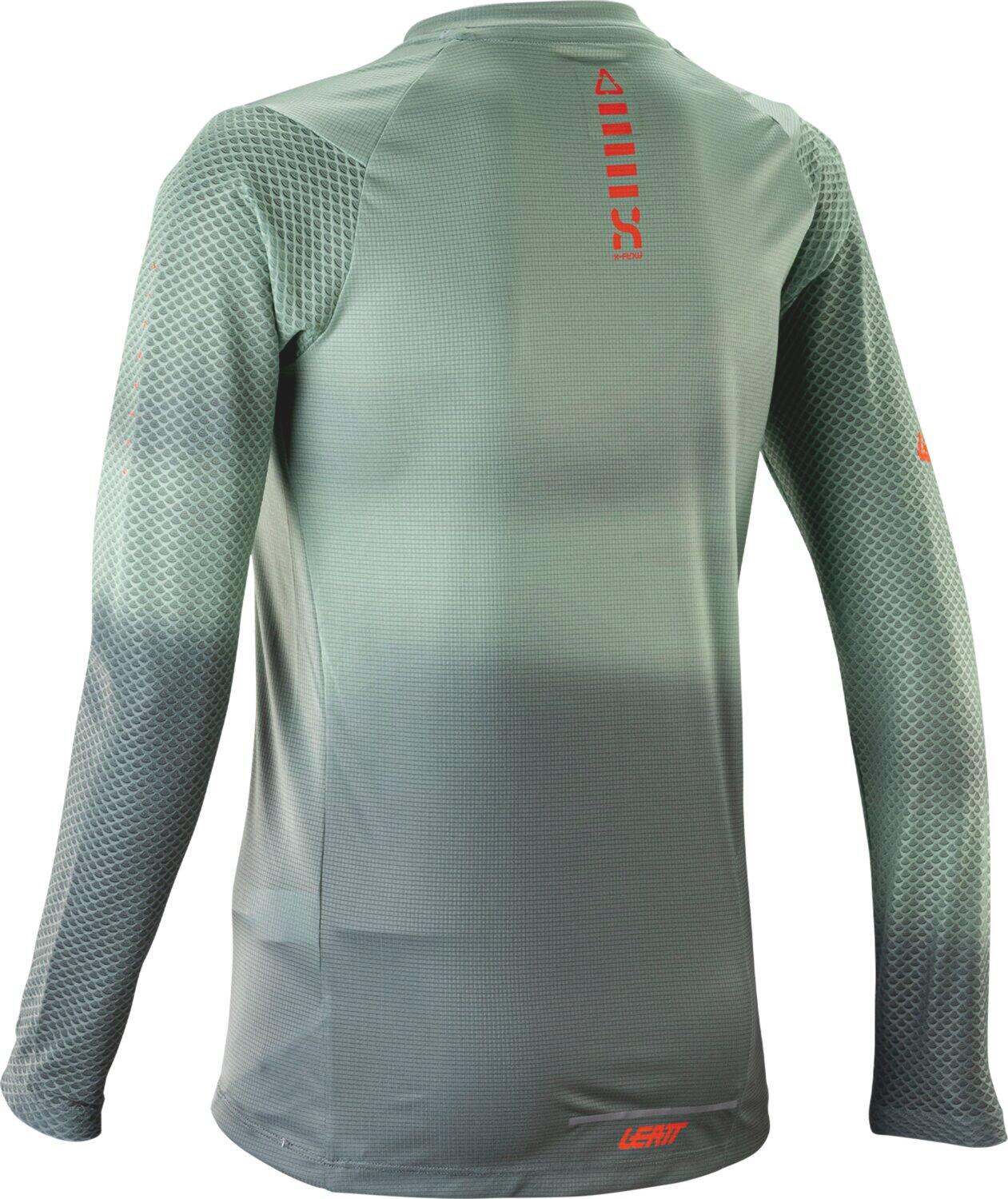 Dames Leatt Trail 3.0 Lange Mouw Jersey Groen 2/7