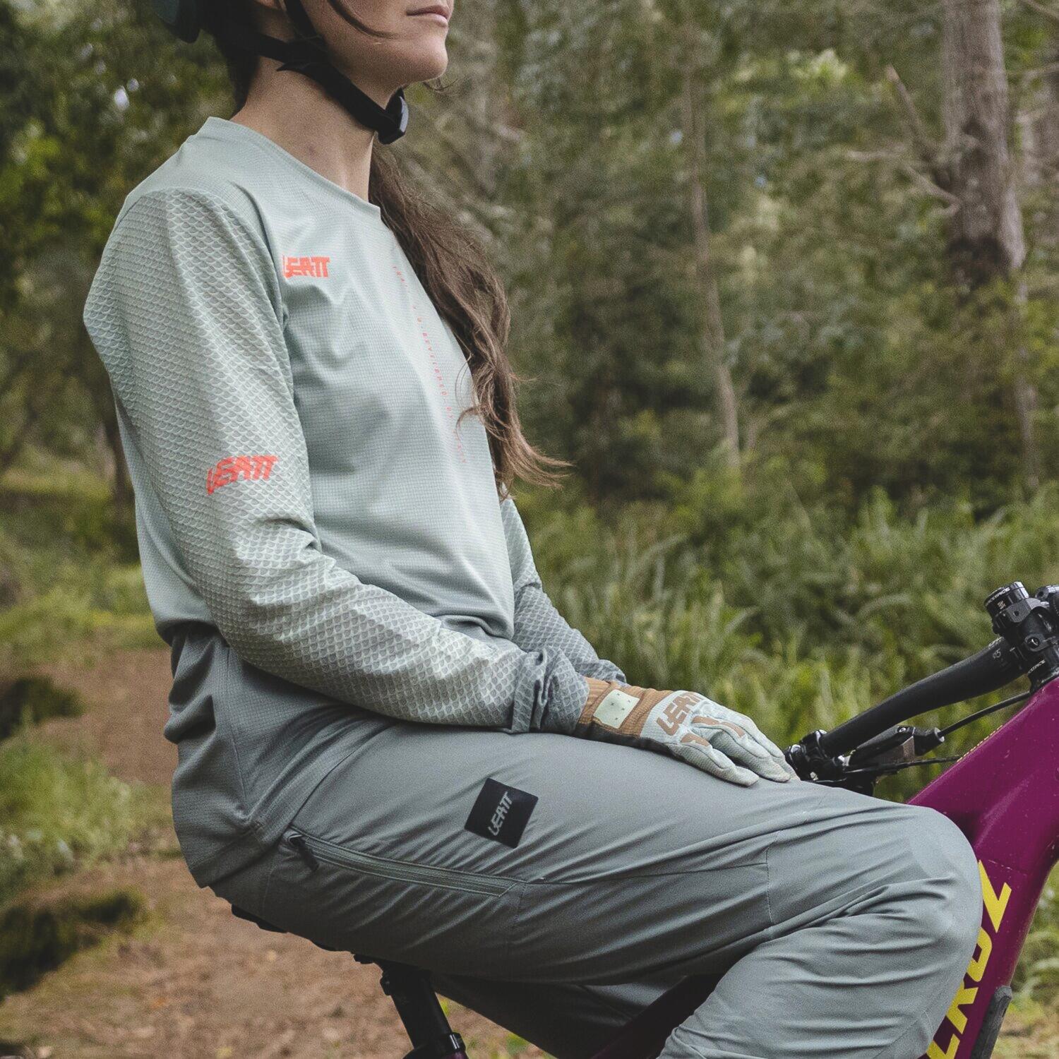 Dames Leatt Trail 3.0 Lange Mouw Jersey Groen 4/7