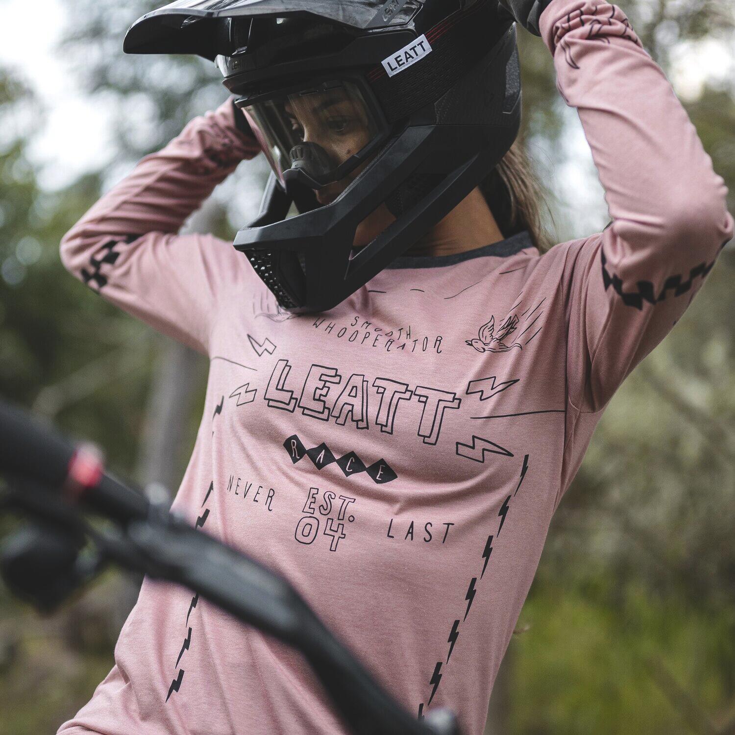 Leatt Gravity 3.0 Dames Roze Lange Mouw Jersey 4/7