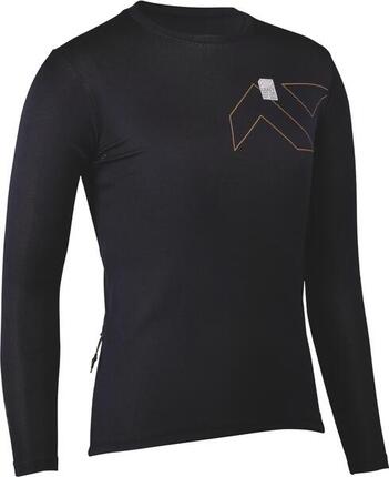 Maillot VTT Trail 3.0 manches longues en tissu léger Ice-Yarn Noir Femme