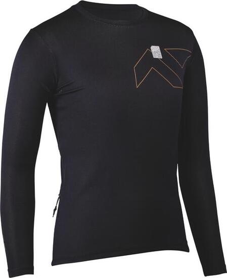 Maillot VTT Trail 3.0 manches longues en tissu léger Ice-Yarn Noir Femme