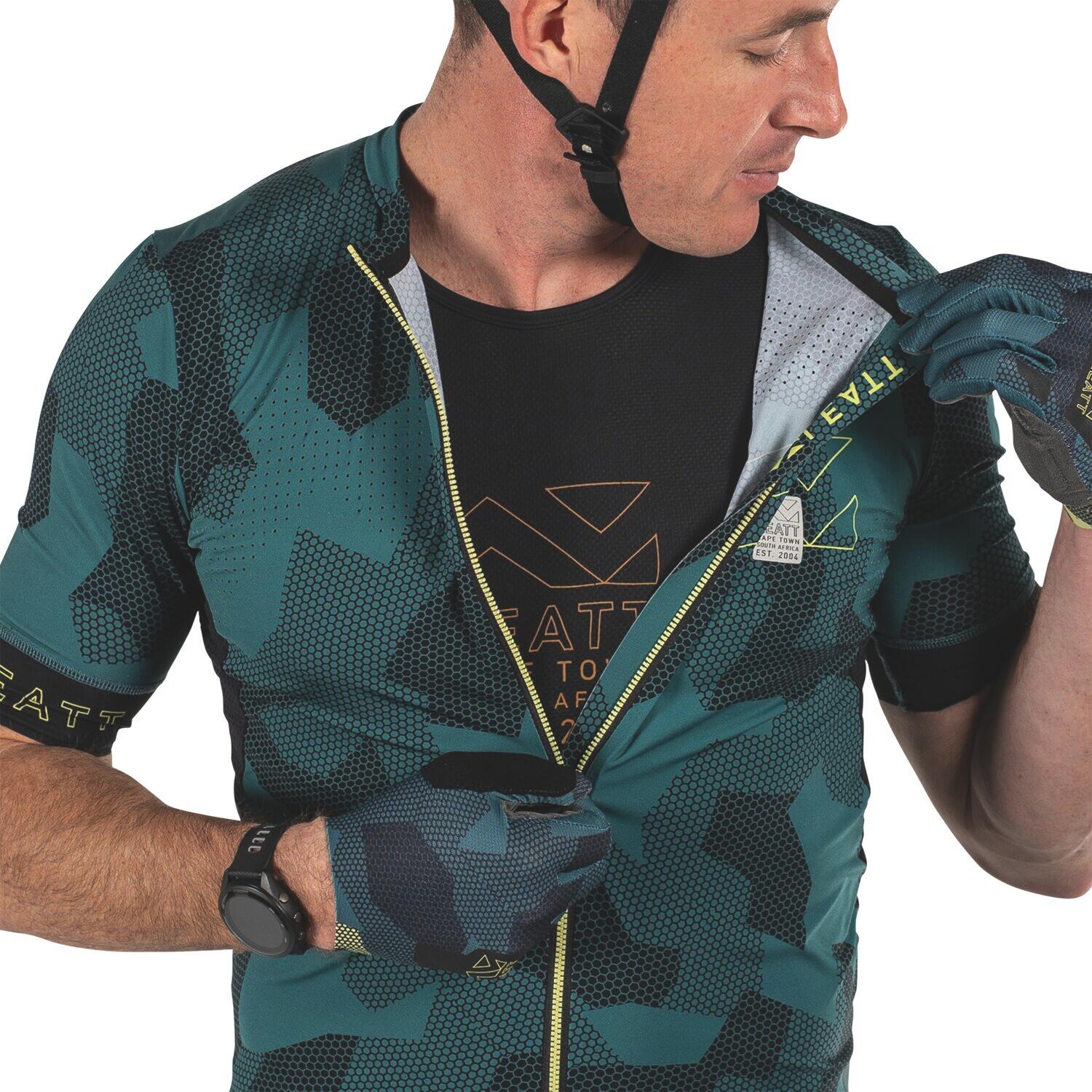 MTB Endurance 5.0-shirt met ergonomische pasvorm Lichtblauw Heren 5/7