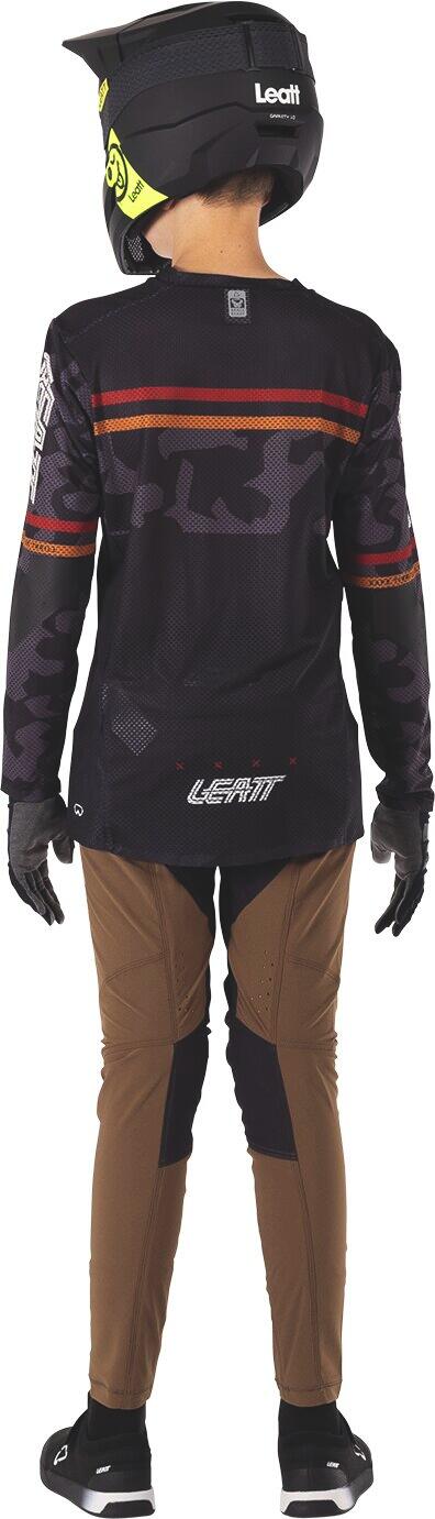 Maillot VTT Gravity 4.0 stretch et confortable Noir Enfant 4/7